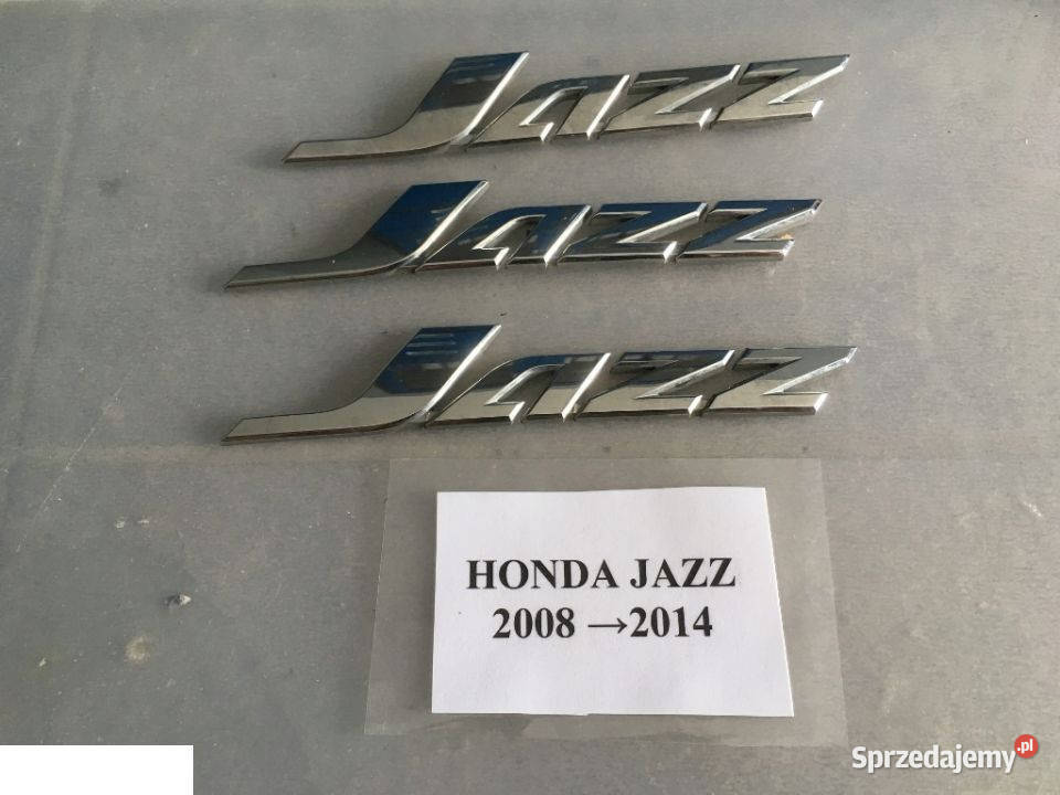 HONDA JAZZ II 20082014 NAPIS ZNACZEK EMBLEMAT Kozubszczyzna