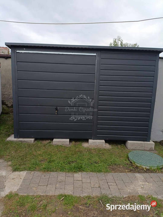 Schowek Garaż Domek ogrodowy Antracyt rynny spad Nowogard