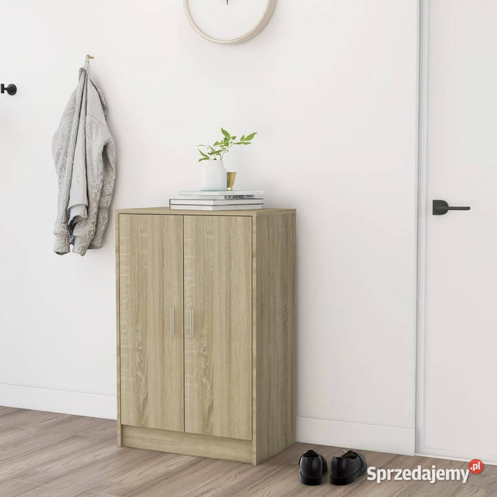 Szafka na buty kolor dąb sonoma 60x35x92