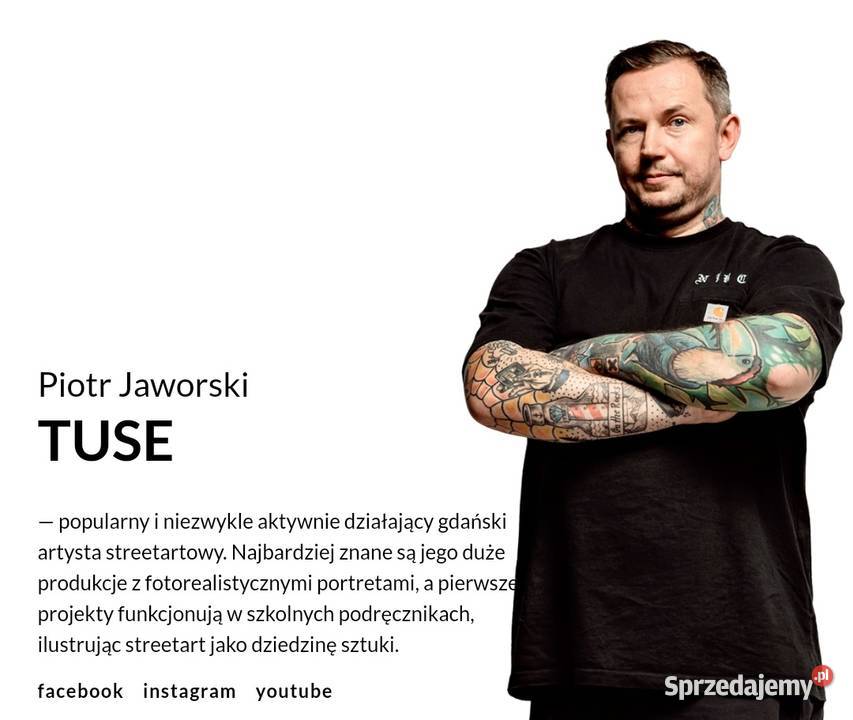 Obraz Graffiti na płótnie 3 x 25 m Design Sztuka małopolskie Kraków