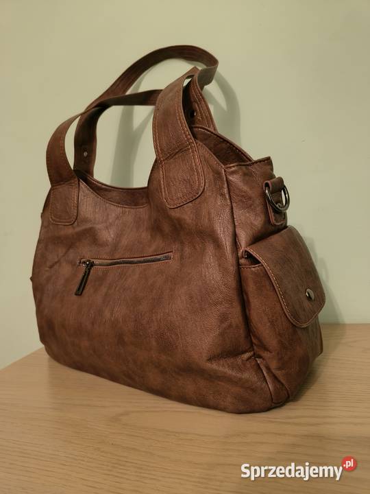 Torba damska na ramię Kolor jasny brąz sprzedam
