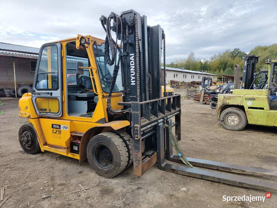 Wózek widłowy HYUNDAI 70L7A LPG Udźwig 7 ton Tymowa
