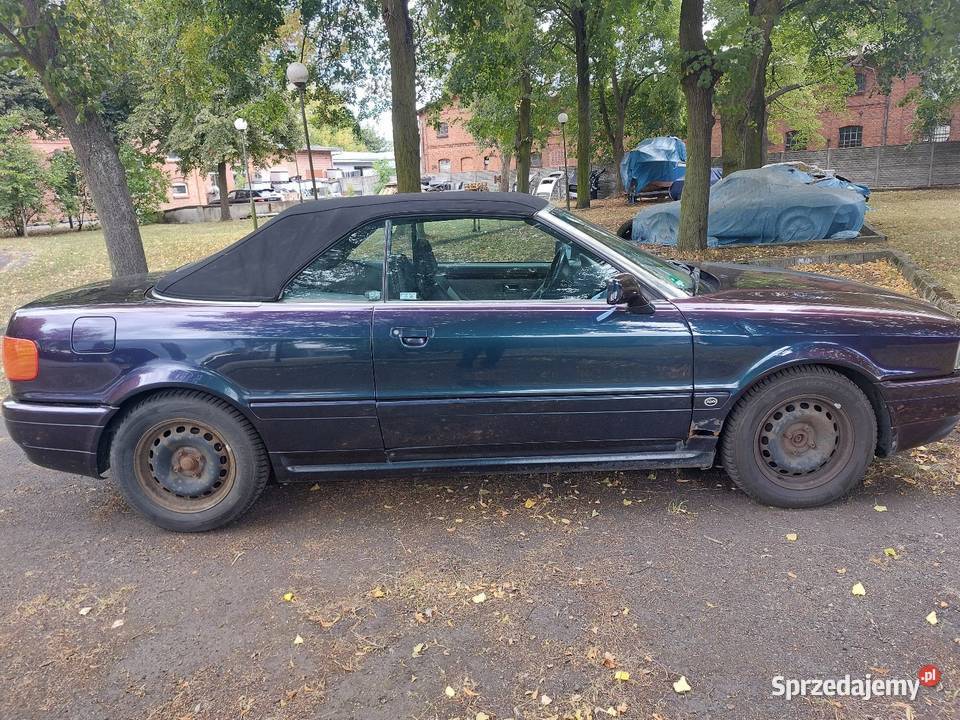 Audi 80 cabrio fioletowy lubuskie Nowa Sól