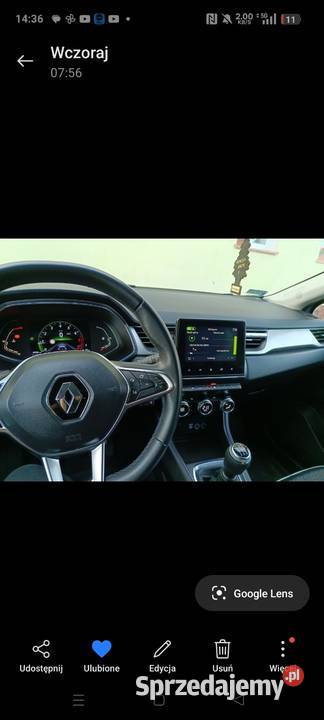 Renault Captur 2 wersja Intense system Start-Stop Braniewo