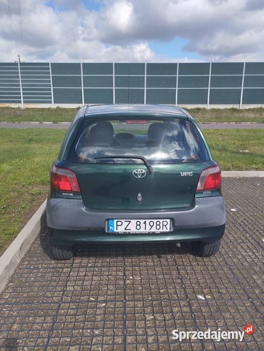 Toyota Yaris 10 2001 benzyna wielkopolskie Kórnik