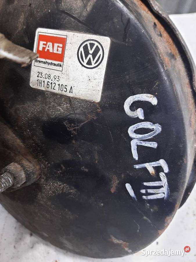 VW GOLF 3 III serwo pompa hamulcowa 1H1 612 105A Pompy hamulcowe łódzkie sprzedam