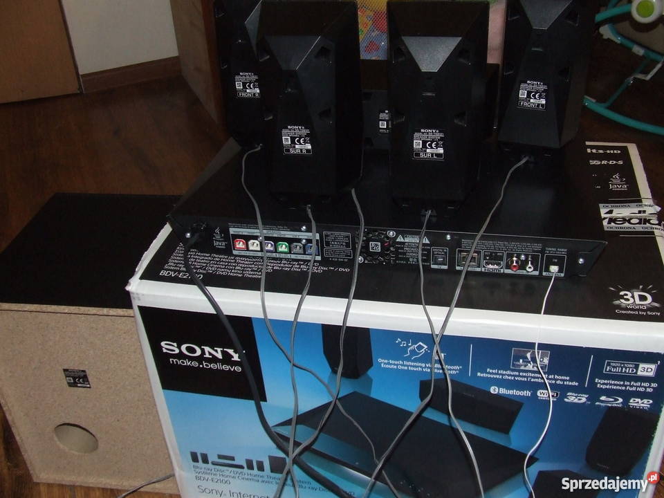 Kino domowe Sony BDVE2100 odtwarzacz DivX lubelskie Krasnystaw