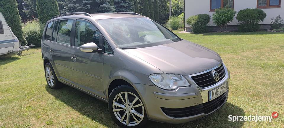Volkswagen Touran 14 Benzyna 2010r Zarejestrowany w Polsce mazowieckie Wyszków