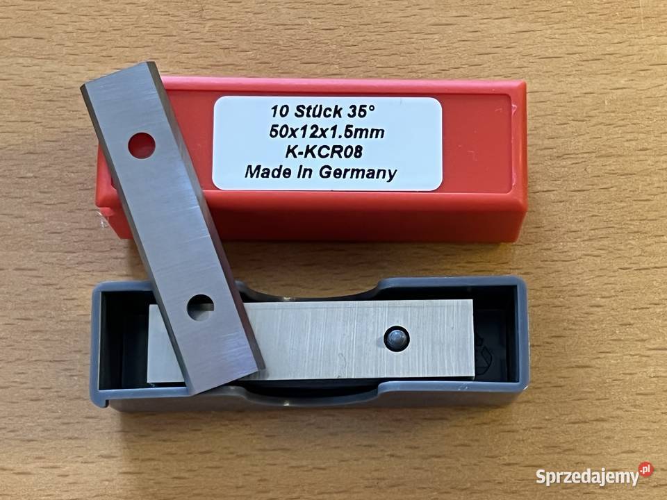 Płytki noże HM 50x12x15 UTWARDZONE KCR08 10 sprzedam
