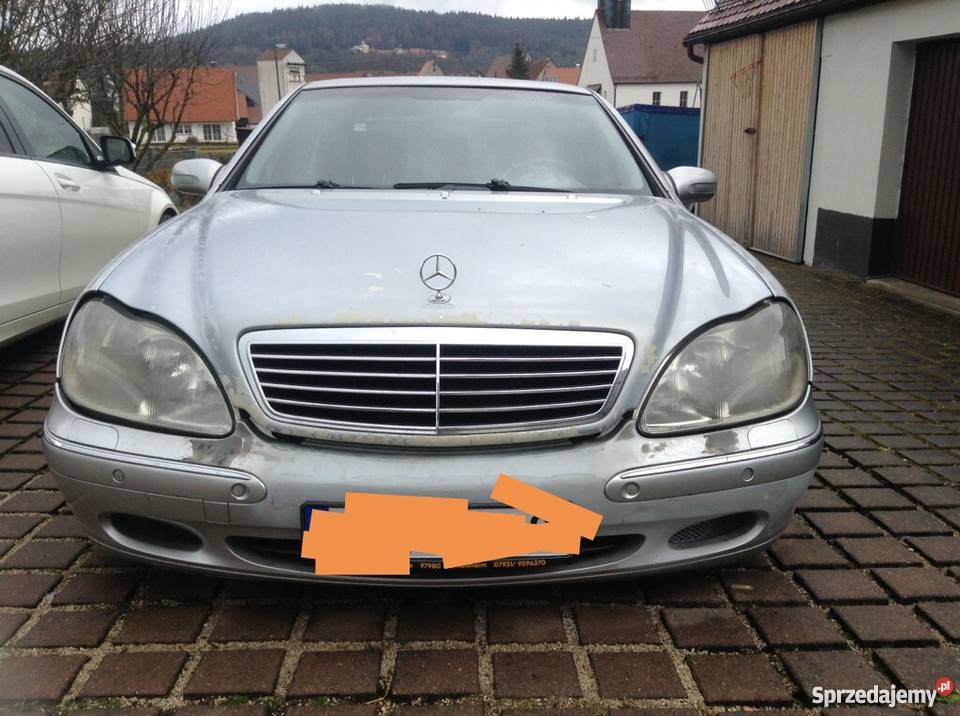 W220. Mercedes S320 cdi Niemiec w sobote w kraju Milicz