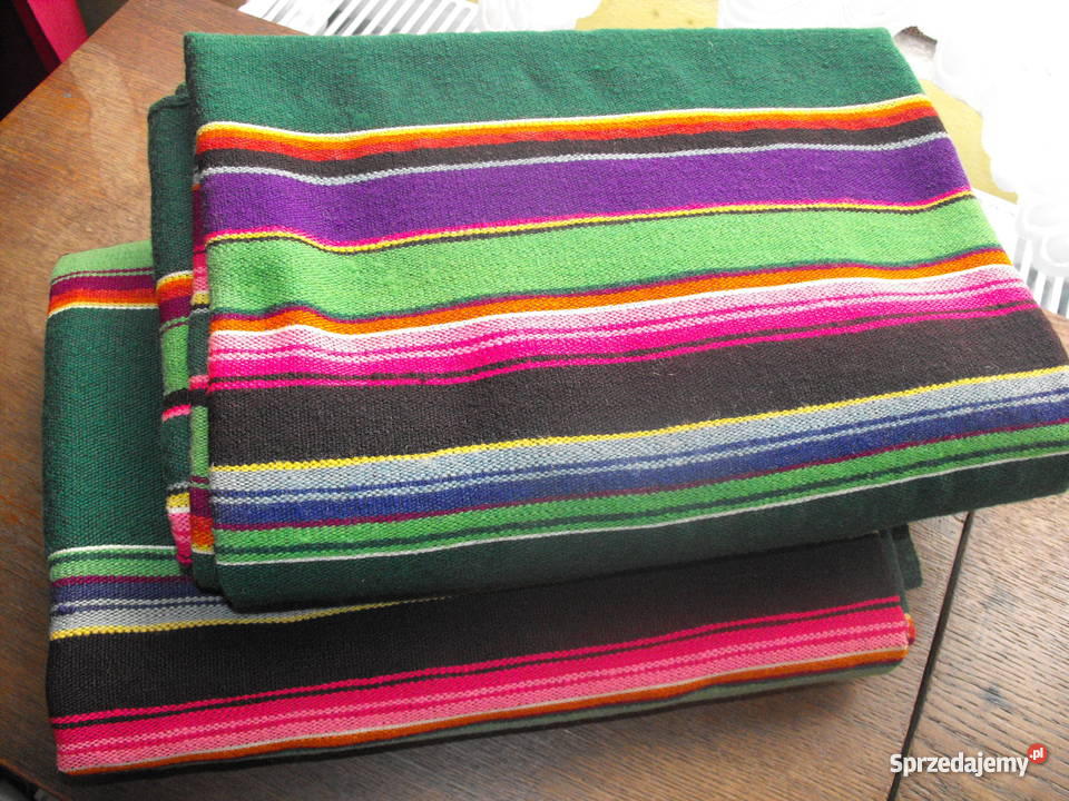 pasiak łowicki kapa narzuta kilim wełniany 100 Rozmiar 140x200 Wyposażenie wnętrz Otwock