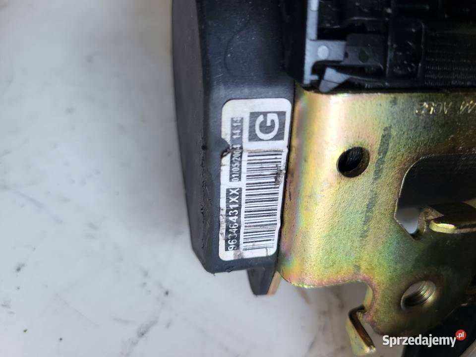 Pasy bezpieczeństwa Peugeot przód 96346431XX podkarpackie Mielec