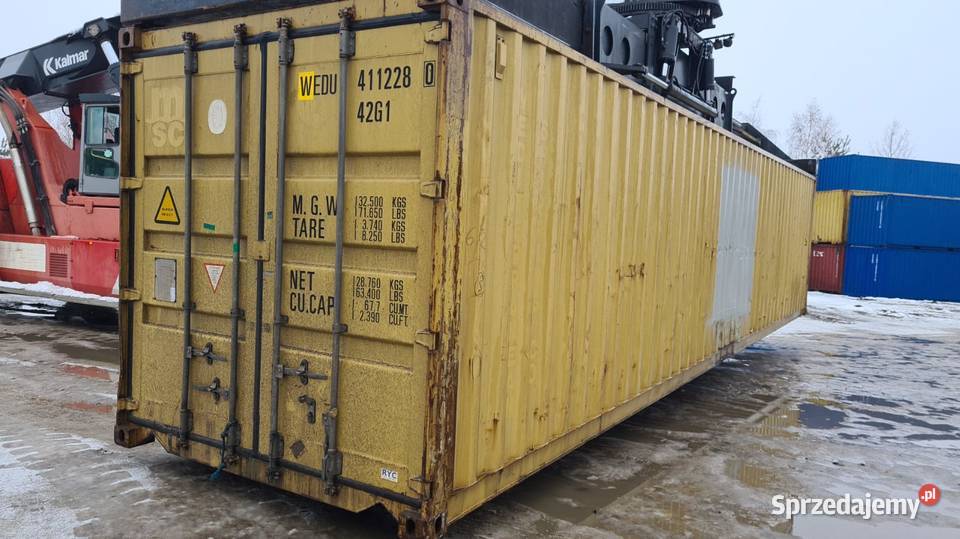 Kontener morski 40DVDC magazyn garażsprzedam Gdańsk