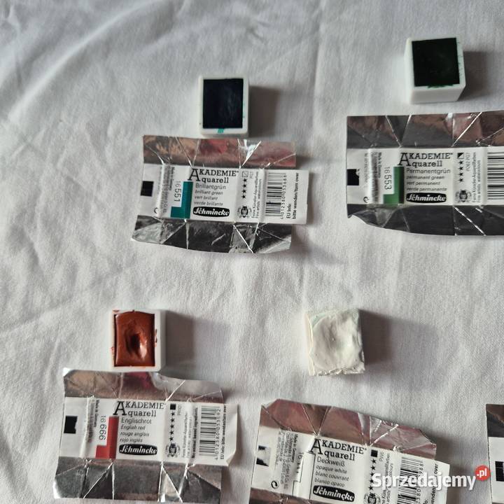 Schmincke akwarele 8 sztuk z serii Akademie Brzesko