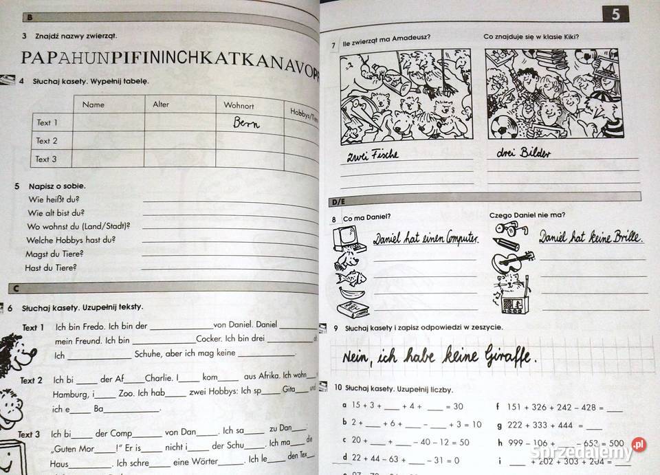 Deutsch als Fremdsprache fr Jugendliche Cz 1 lubelskie Chełm sprzedam