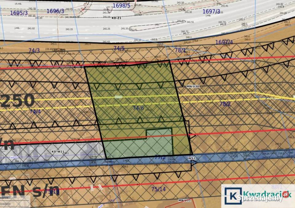 Do sprzedaży działka Jasło 1770m2