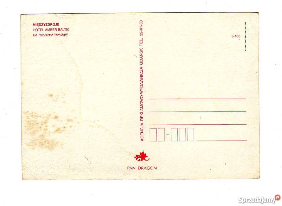 MIĘDZYZDROJE HOTEL AMBER BALTIC POCZTÓWKA Krynki sprzedam