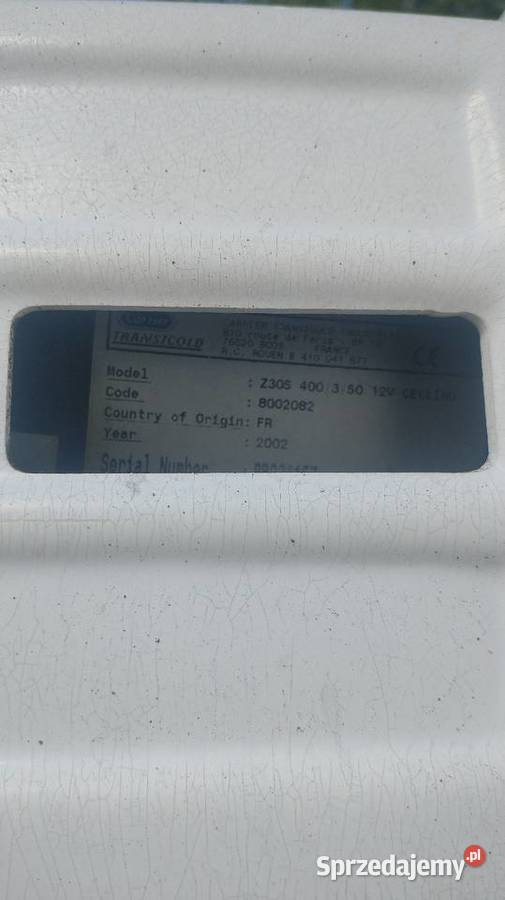 Chłodnia Izoterma 12234km łódzkie Tomaszów Mazowiecki