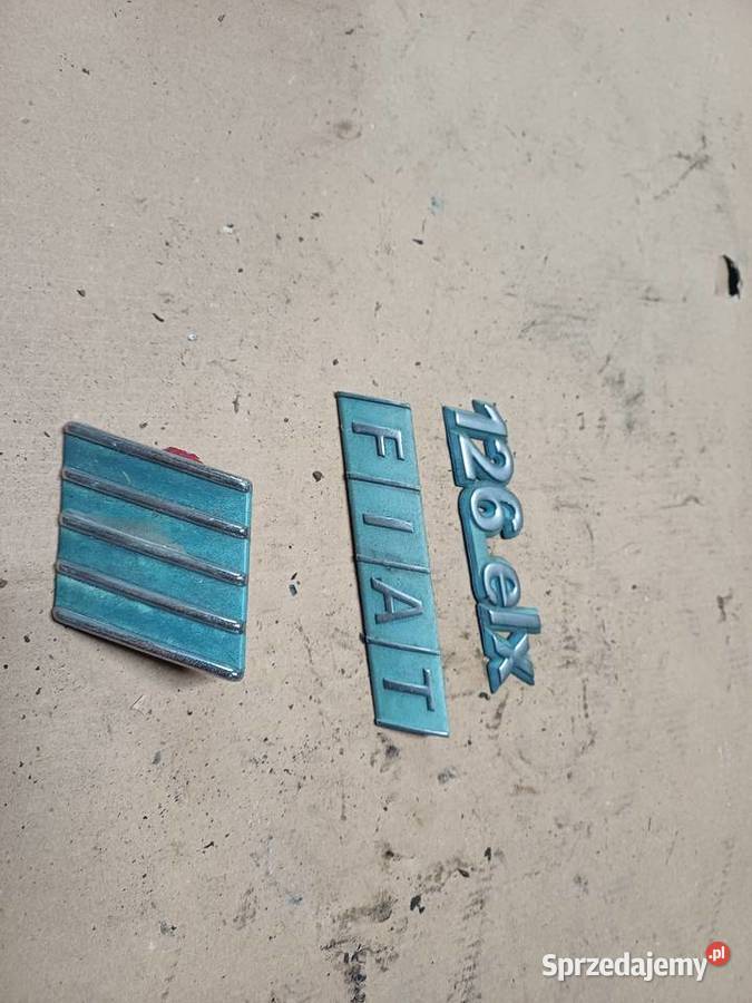 Emblematy Komplet Fiat 126p Wysyłka Łowicz