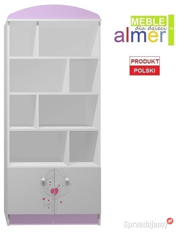 LOVE 23 N6 regał dziecięcy 80x40 w190 Meble Mysłowice