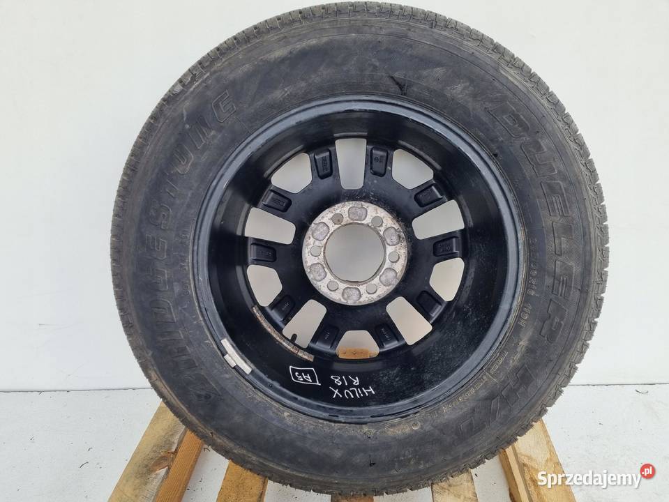 Toyota Hilux VIII KOŁO ZAPASOWE Zapas alufelga Średnica 18" Rudka sprzedam