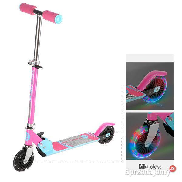 Hulajnoga Nils Extreme HL776 różowo niebieska Dębica