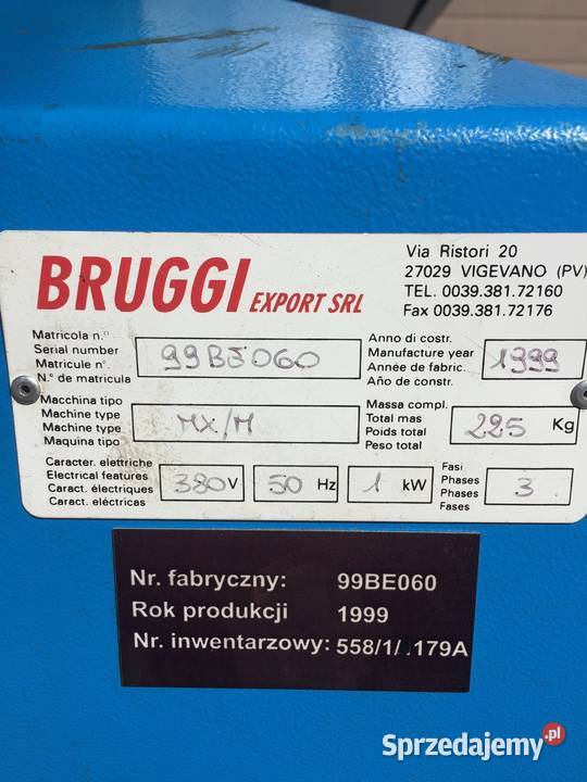 Frezarka podeszew podpodeszew Bruggi maszyny