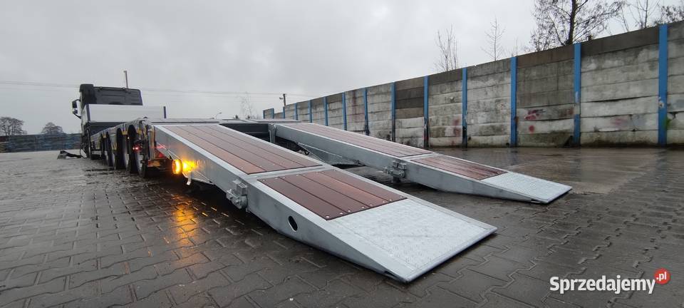 Naczepa 4 osiowa niskopodwoziowa rozciągana nowa Poznań