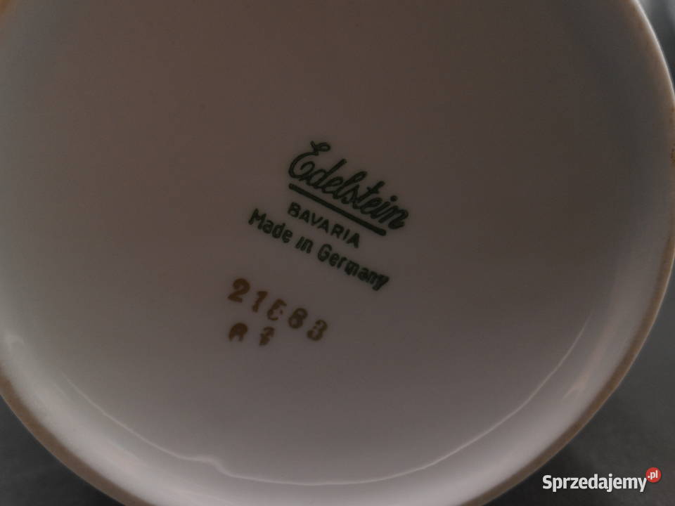 Dzbanek porcelanowy sygnowany Edelstein kawa Raszków