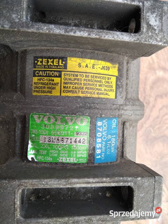 Sprężarka klimatyzacji Volvo v40 lift 20T osobowe Krośniewice