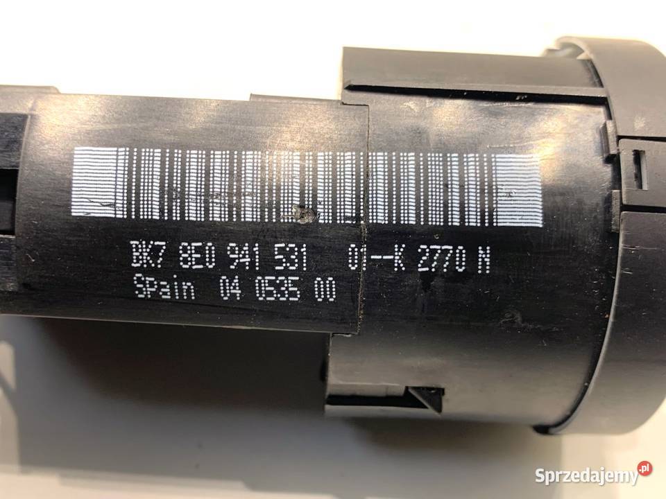 WŁĄCZNIK ŚWIATEŁ AUDI A4 B6 8E0941531 0005
