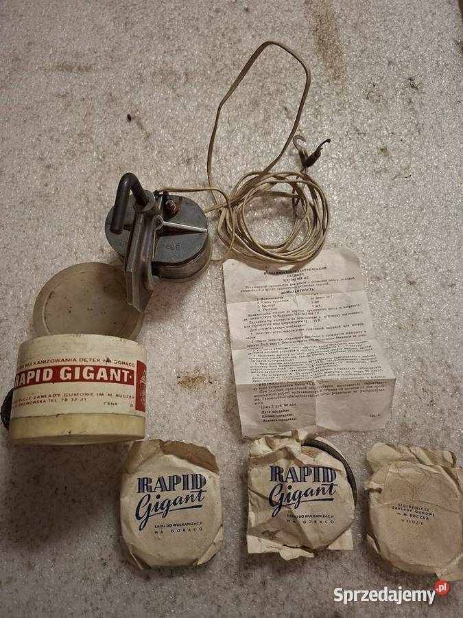 Wulkanizator radziecki rosyjski sprawny 12V łódzkie Kamocin