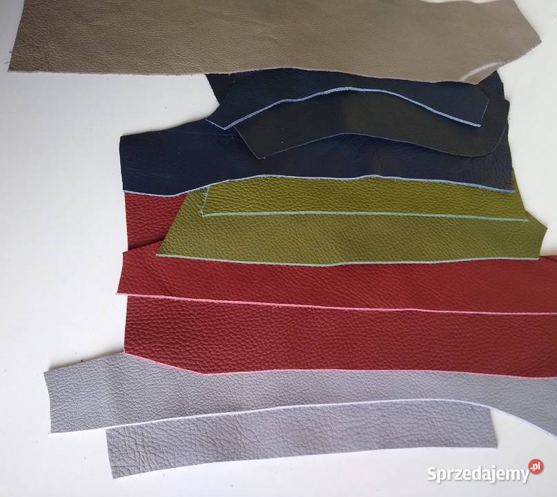 Skóra 314 g Licowa Włoska średnie i małe kawałki