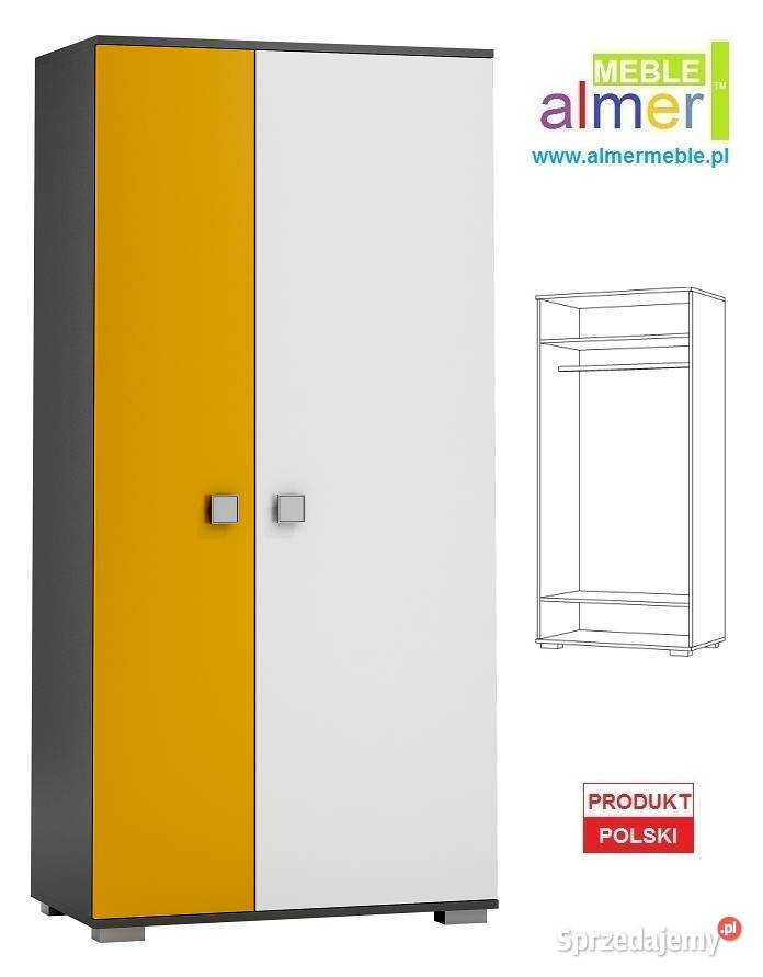 YELLOW Y23 szafa do pokoju natolatka 90x53 w190 Katowice