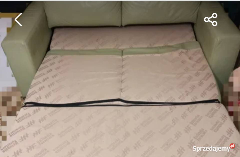 Sofa kanapa skórzana dwuosobowa