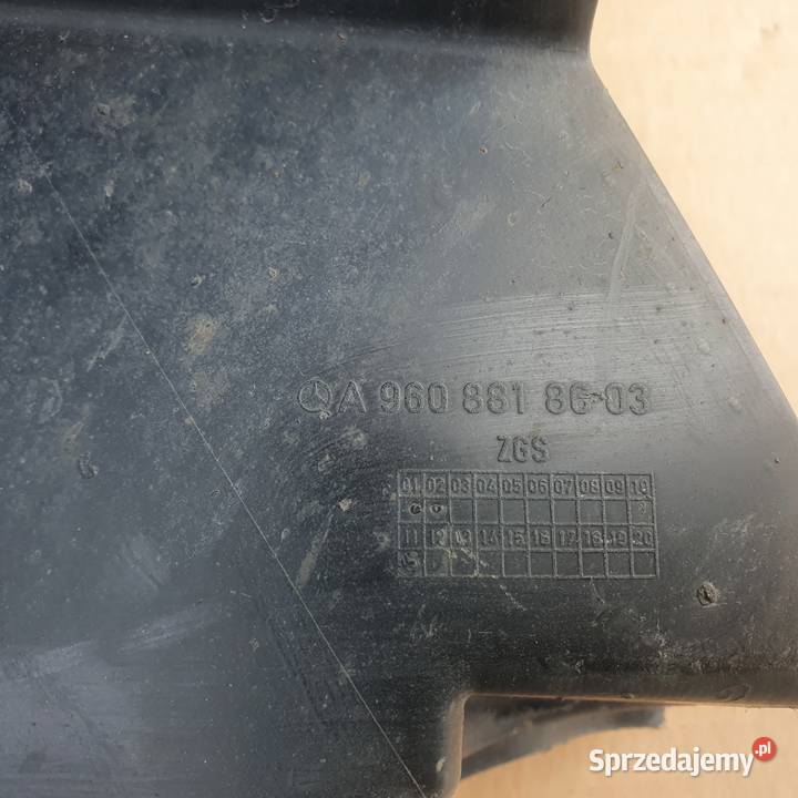 MERCEDES ACTROS MP4 NADKOLW BŁOTNIK CHLAPACZ ciężarowe Bieleń