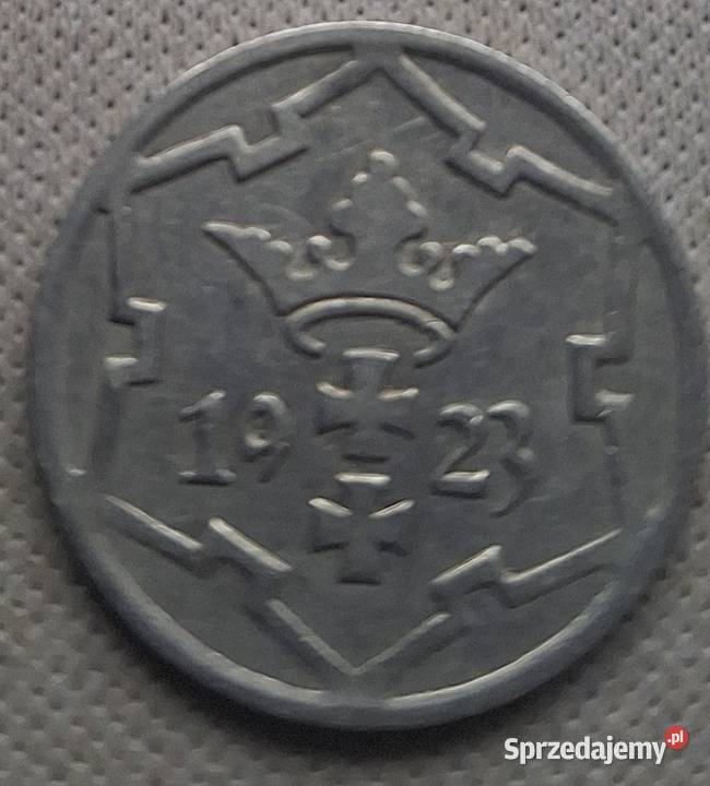 WOLNE MIASTO GDAŃSK5 FENIGÓW1923 rRANT GŁADKI Legionowo