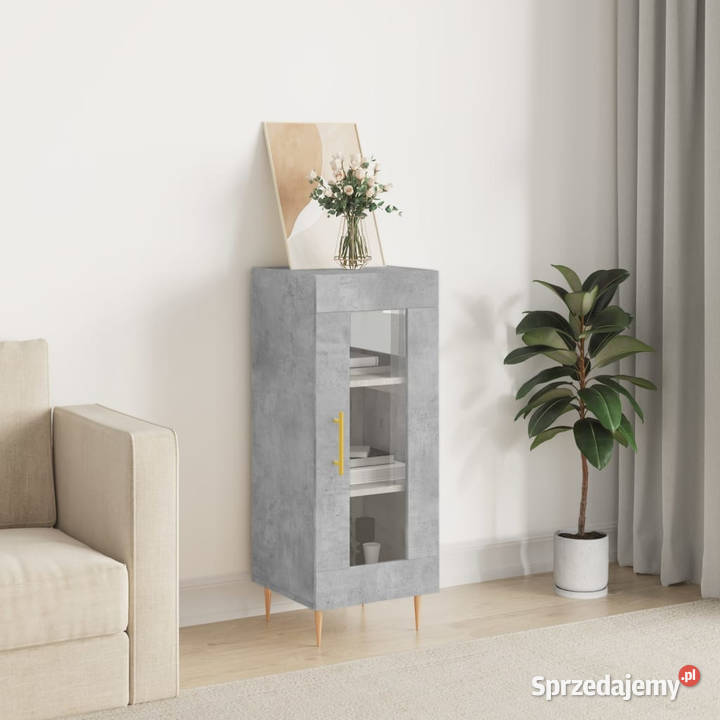 Szafka szarość betonu 345x34x90 materiał Pozostałe Szafki Warszawa