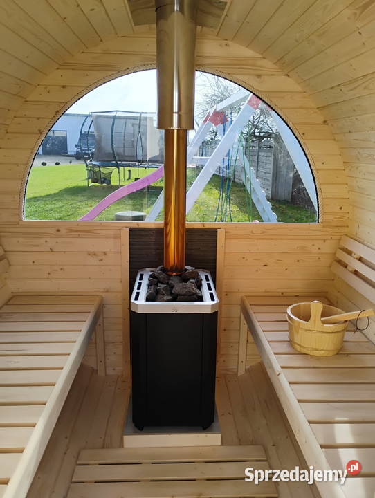 Sauna ogrodowa z piecem na drewno elektrycznym łódzkie