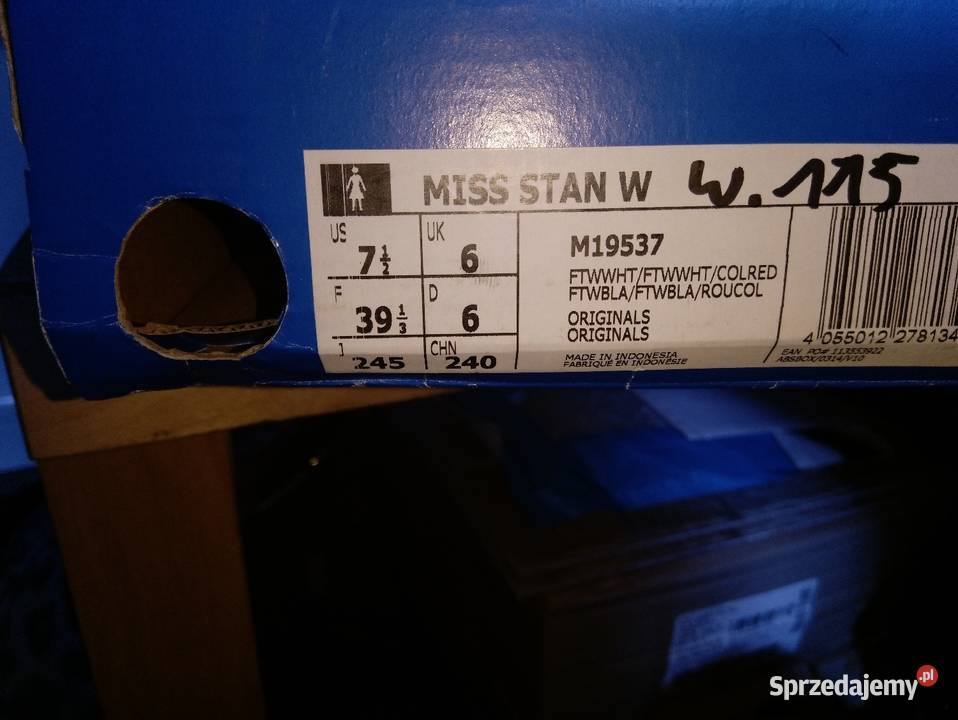Buty sportowe damskie Adidas Miss Stan 395 nowe Mińsk Mazowiecki