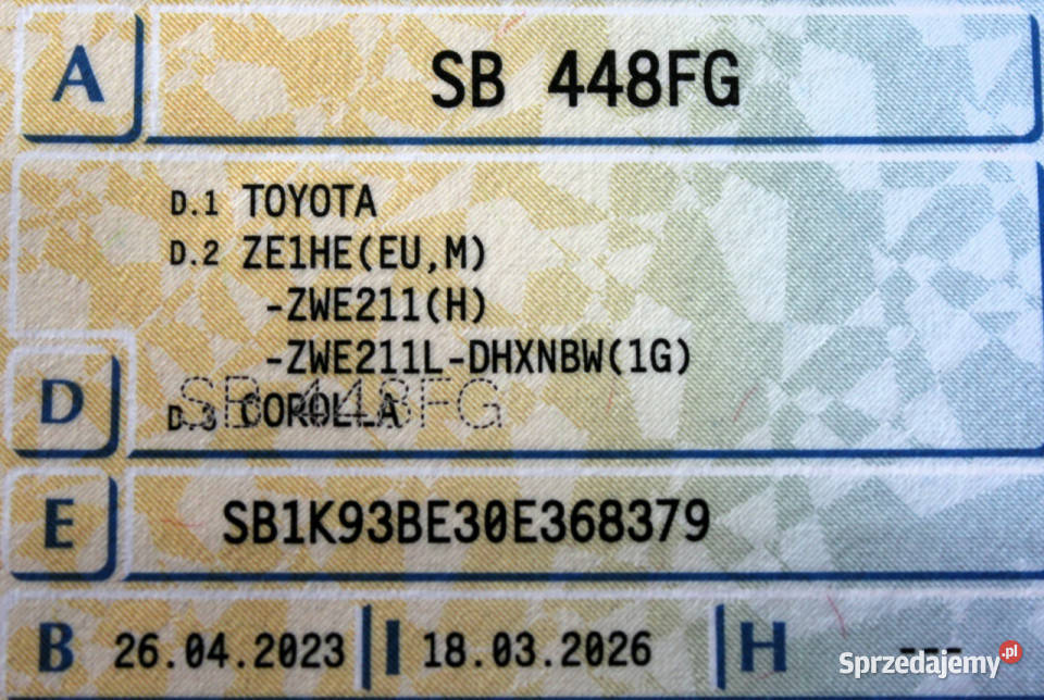 Toyota Corolla SalonPL FV23 Tempomat Serwis ASO bluetooth Sokołów sprzedam