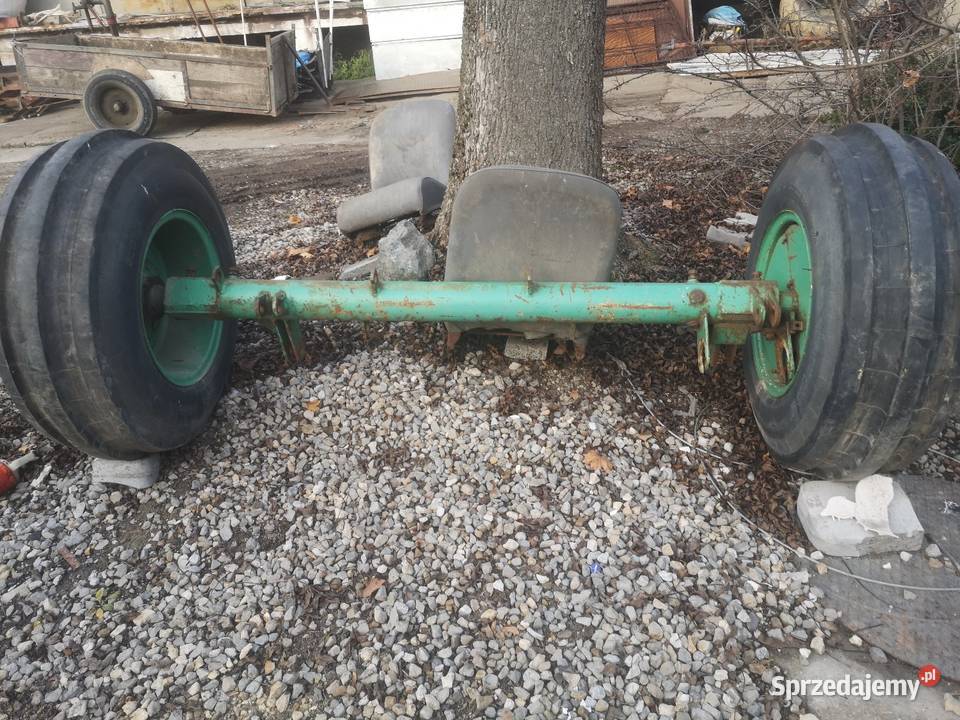 Oś ośka do przyczepy lawety Trzyciąż