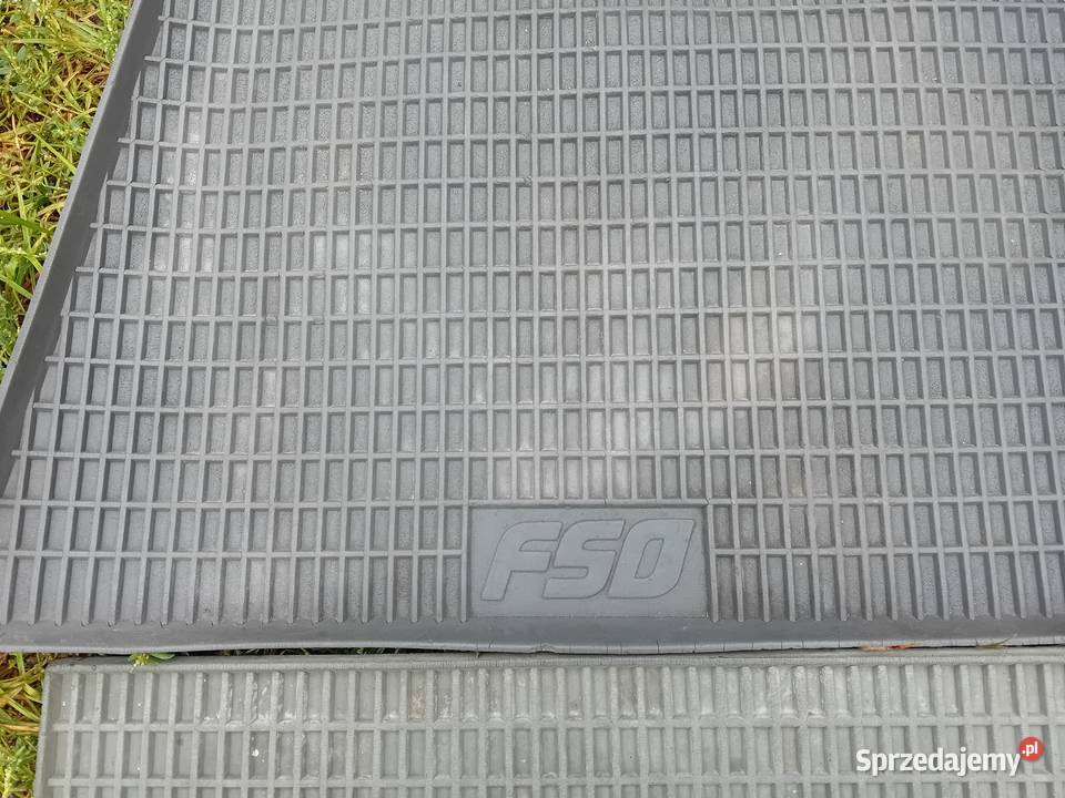 ORGINAŁ Dywaniki FSO gumowe PRAWE tylne polonez osobowe Mińsk Mazowiecki