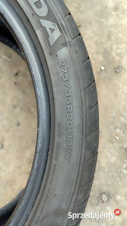 Opony 27535r20 Fulda Sport Control 2 stan 2023r