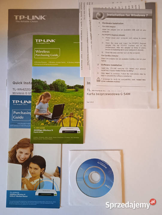 Karta sieciowa Tplink TLWN422G karta sieciowa Internet i komunikacja Poznań