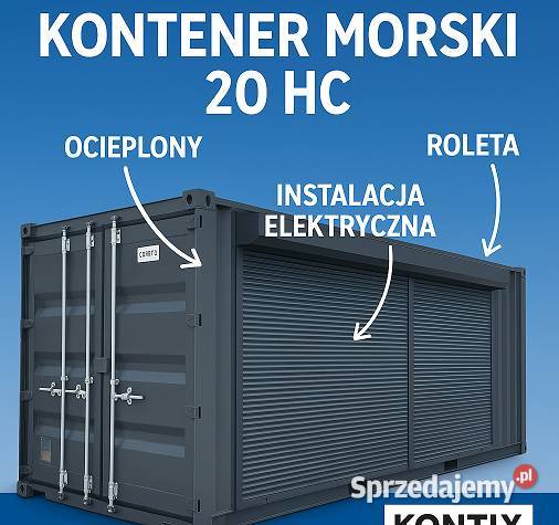 kontenery morskie modyfikacje Magazynowanie Poznań sprzedam