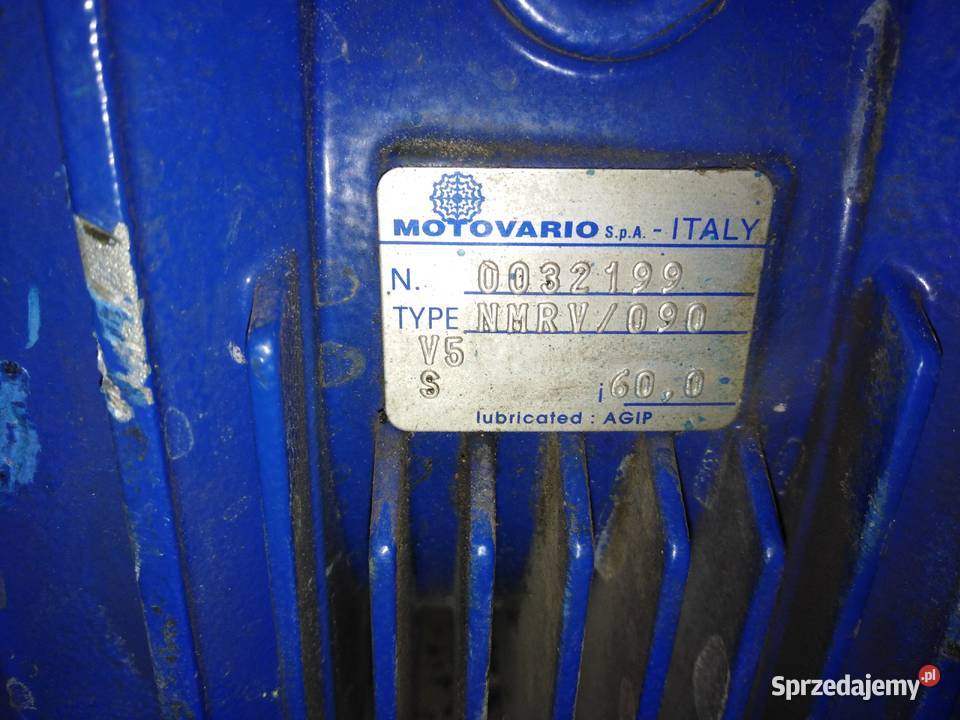 Przekładnia ślimakowa motovario NMRV 090 Poddębice