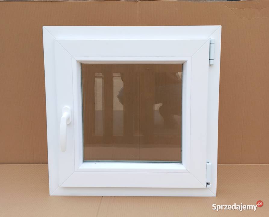 Okno PCV 60 x60 białe szyba podwójna otwierane i łódzkie Rokiciny sprzedam