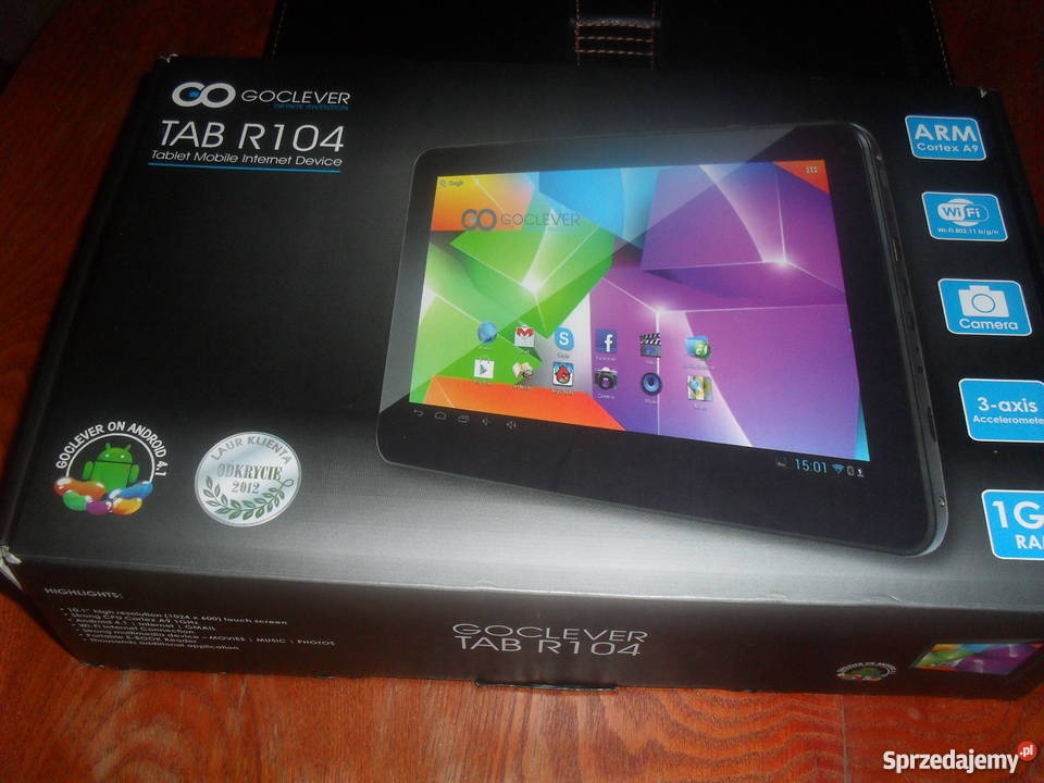 Tablet GoClever tab R104 Tablety i palmtopy łódzkie Starowa Góra