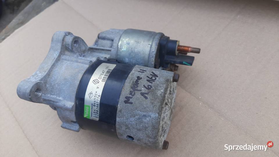 rozrusznik Valeo 8200266777A Renault Megane II Układ elektryczny silnika dolnośląskie Dębno